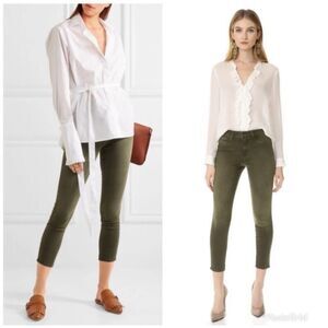 L’agence Margot Green Crop‎ Skinny Jeans 26